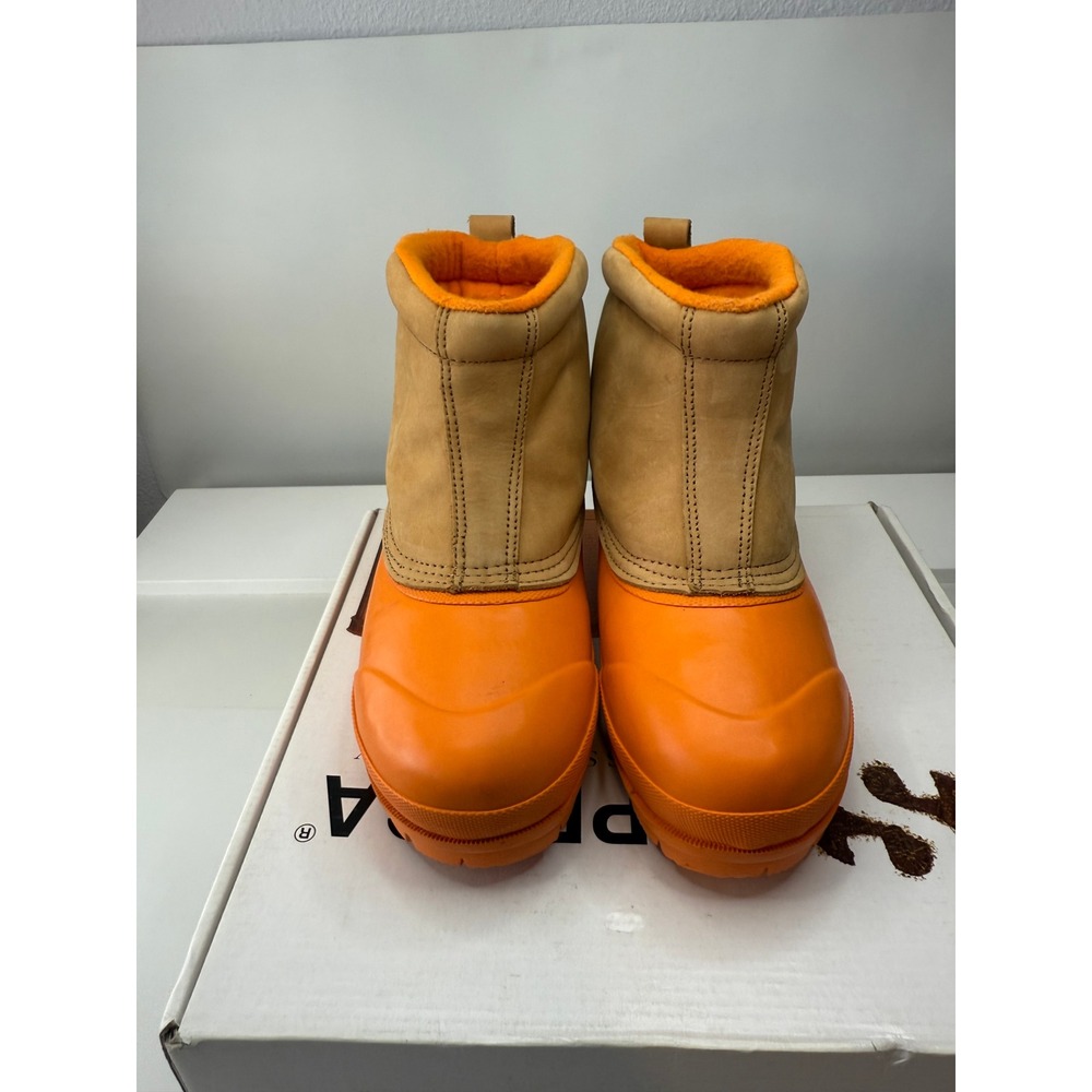 Superga Alpina 759-RBRNBKU Womens Boots Ocra Orange Nubuck Shearling Rubber‎ 7.5 - Picture 9 of 13